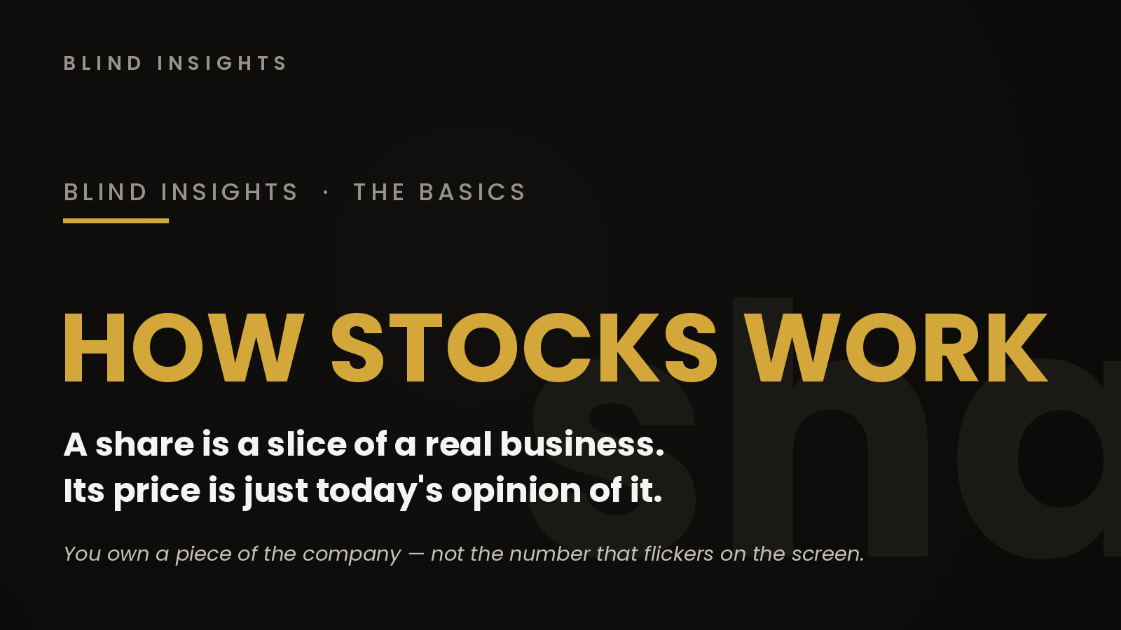 How Does the Stock Market Actually Work?