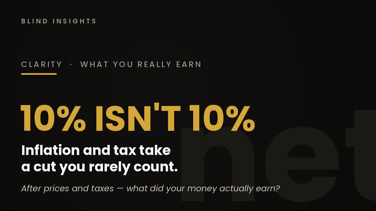 Ten Percent Isn't Ten Percent