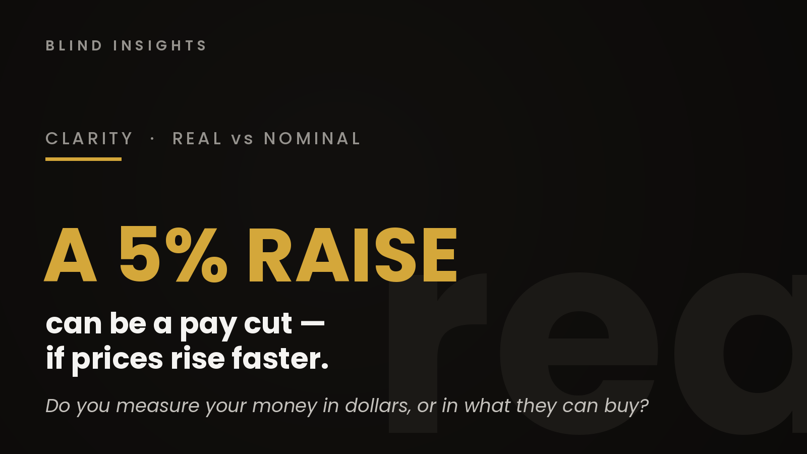 The Money Illusion
