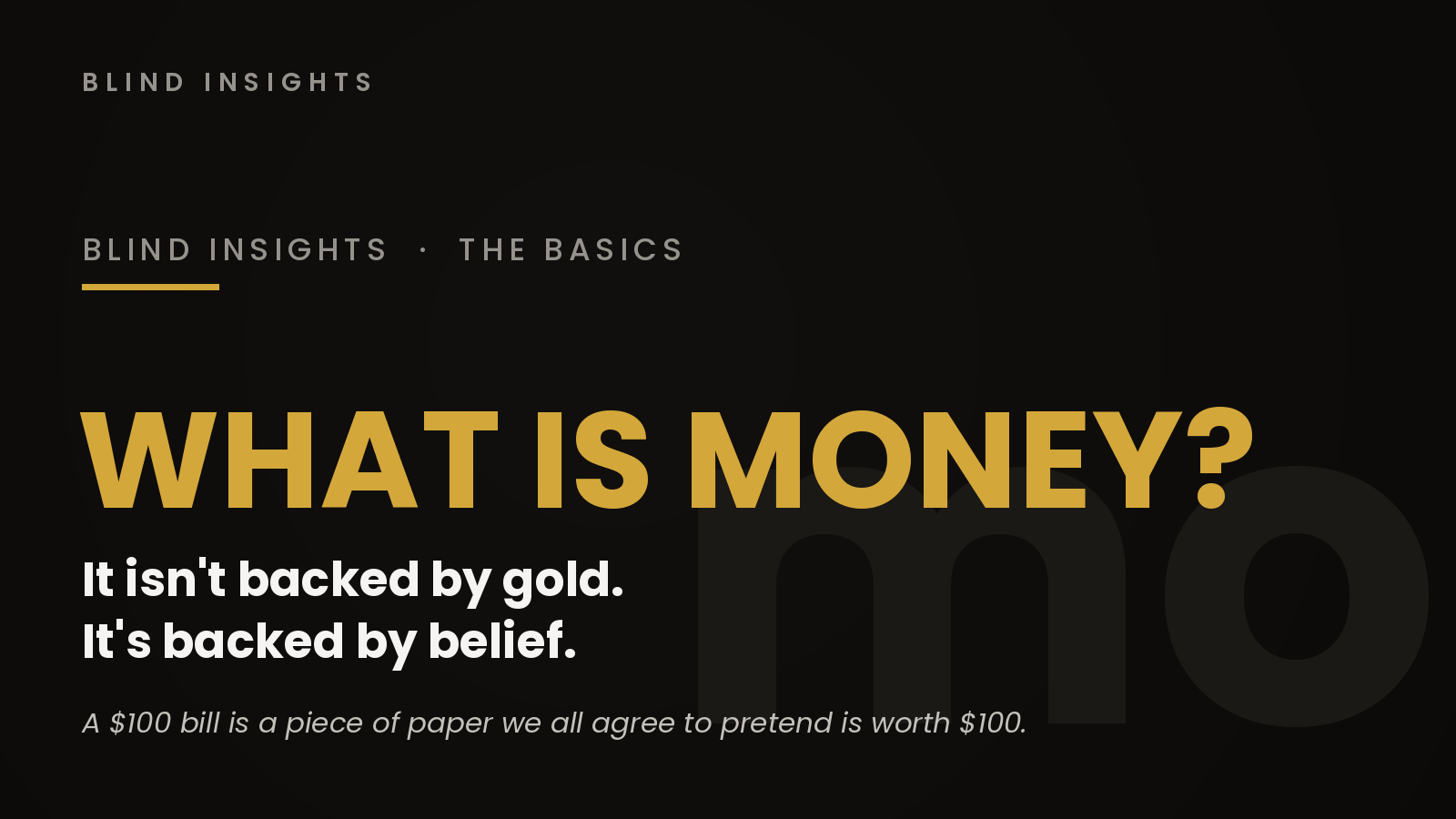 What Is Money, Really?